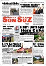 SİİRT’TE SON SÖZ